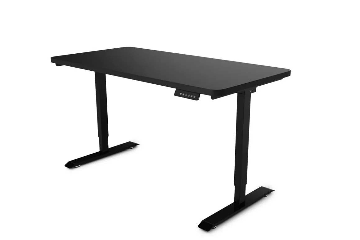 Stehpult elektrisch PREMIUM schwarz 120 x 60 cm