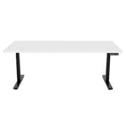 Stehpult elektrisch PREMIUM weiss/schwarz 180 x 90 cm