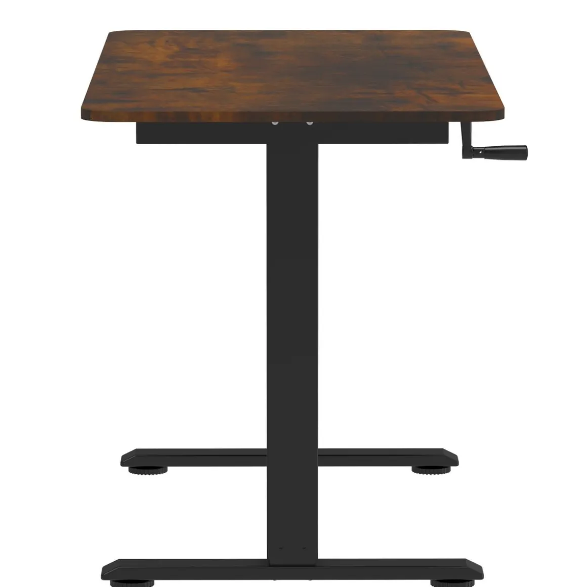 Stehpult manuell höhenverstellbar schwarz/vintage 120 x 60 cm
