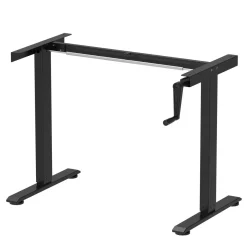 Stehpult manuell höhenverstellbar schwarz/vintage 120 x 60 cm