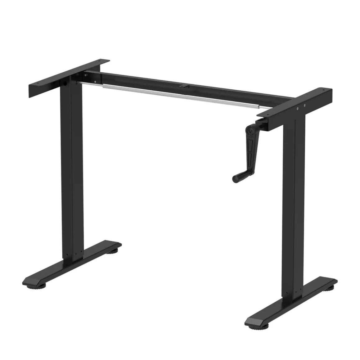 Stehpult manuell höhenverstellbar grau/schwarz 120 x 60 cm