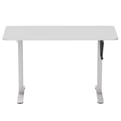 Stehpult manuell höhenverstellbar weiss 120 x 60 cm