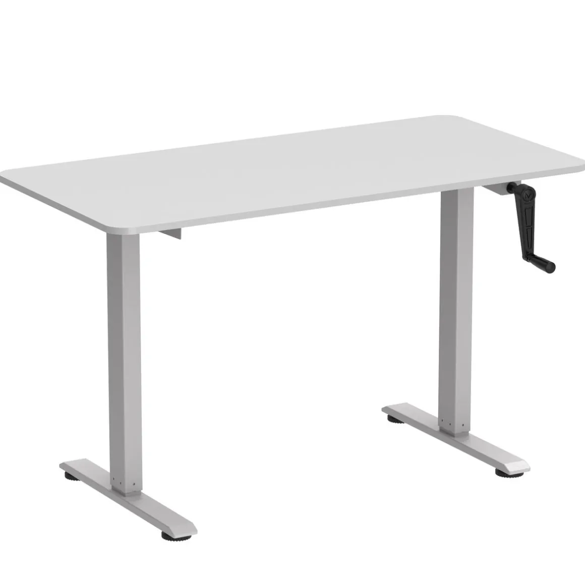 Stehpult manuell höhenverstellbar weiss 120 x 60 cm