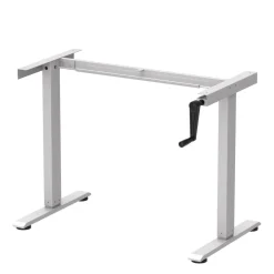Stehpult manuell höhenverstellbar weiss 120 x 60 cm