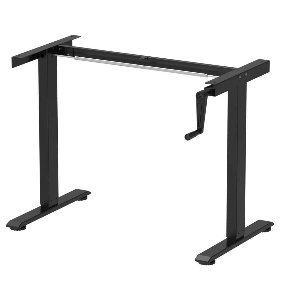 Stehpult manuell höhenverstellbar hellbraun/schwarz 120 x 60 cm