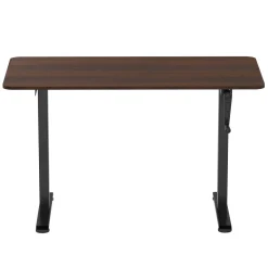 Stehpult manuell höhenverstellbar braun/schwarz 120 x 60 cm