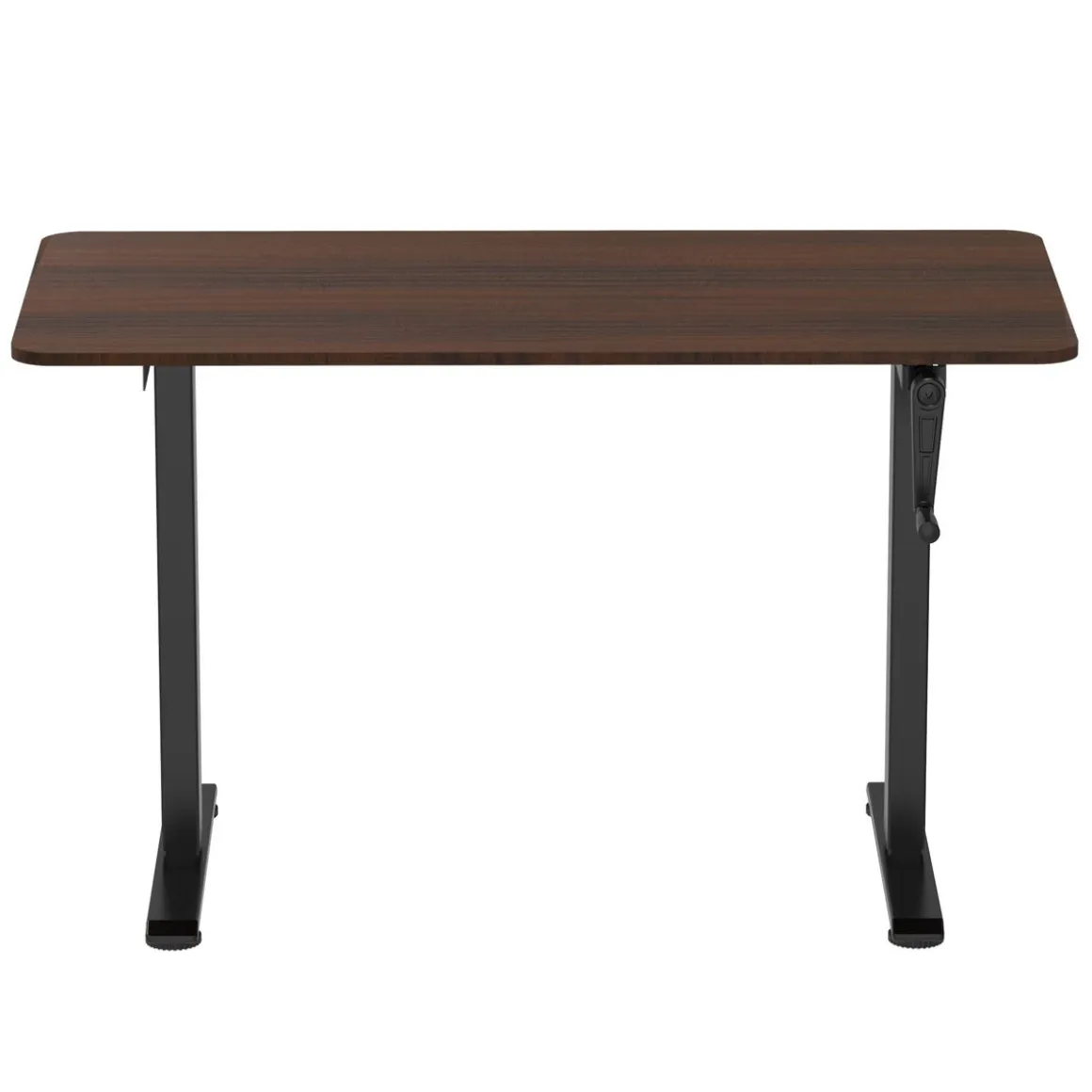 Stehpult manuell höhenverstellbar braun/schwarz 120 x 60 cm
