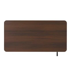 Stehpult manuell höhenverstellbar braun/schwarz 120 x 60 cm