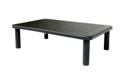 Stehtisch Monitorständer 37 x 23.5 cm schwarz