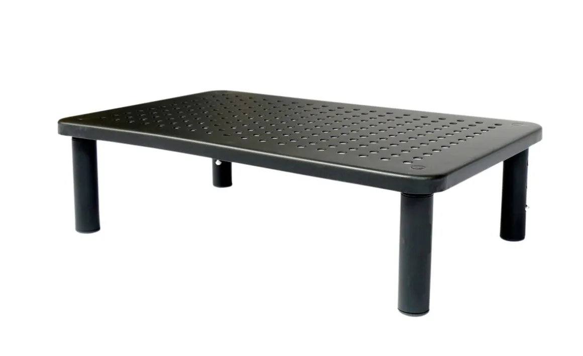 Stehtisch Monitorständer 37 x 23.5 cm schwarz