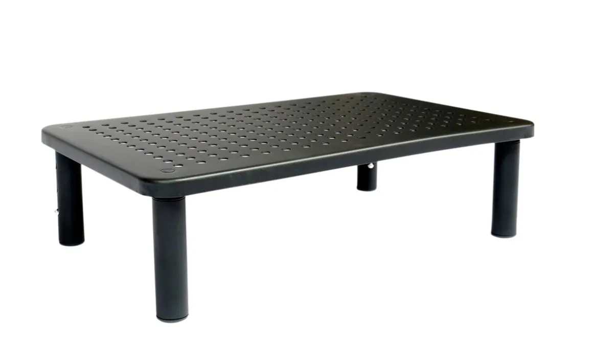 Stehtisch Monitorständer 37 x 23.5 cm schwarz