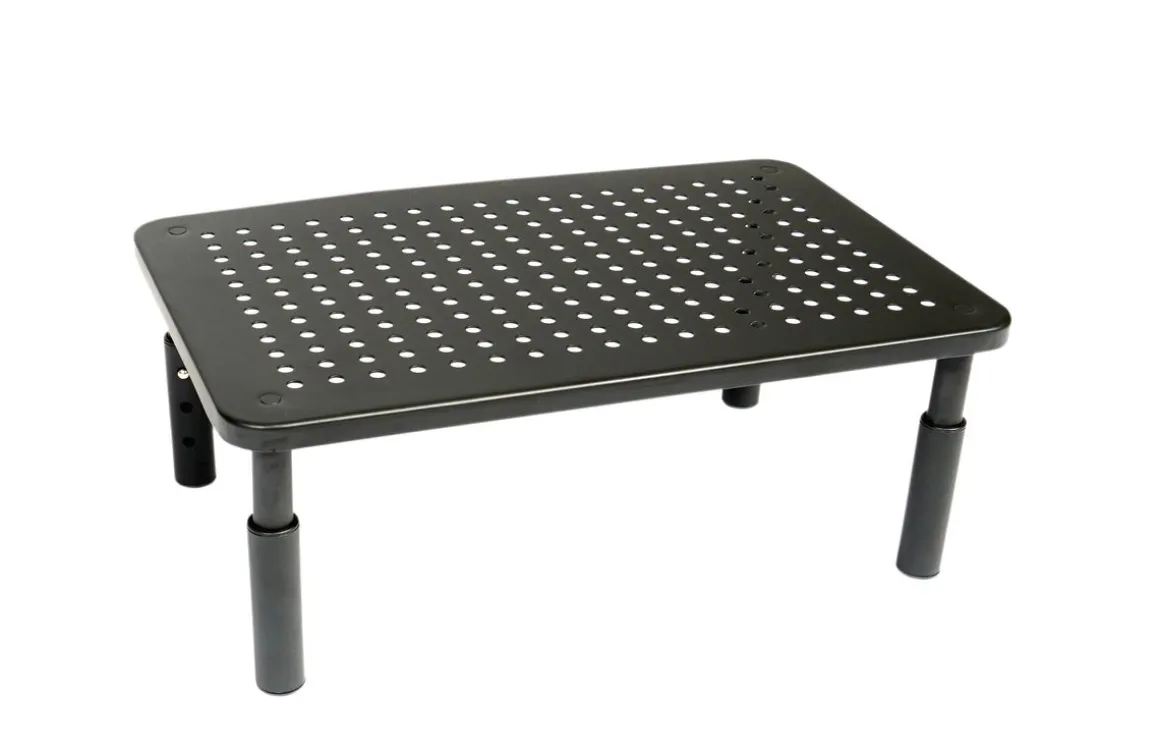 Stehtisch Monitorständer 37 x 23.5 cm schwarz