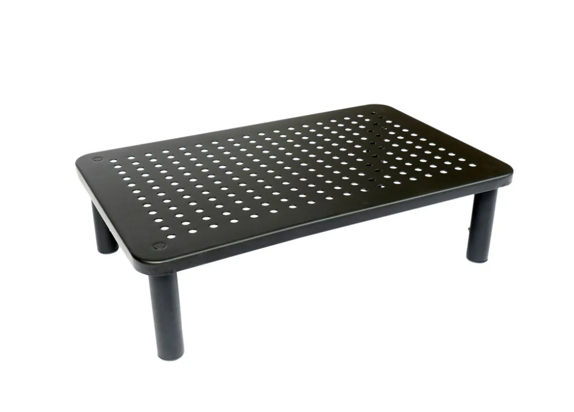 Stehtisch Monitorständer 37 x 23.5 cm schwarz