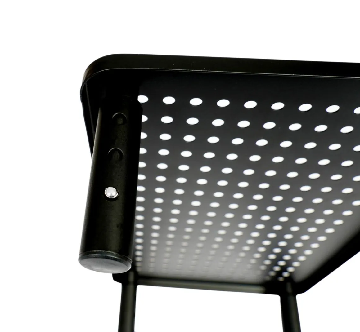 Stehtisch Monitorständer 37 x 23.5 cm schwarz