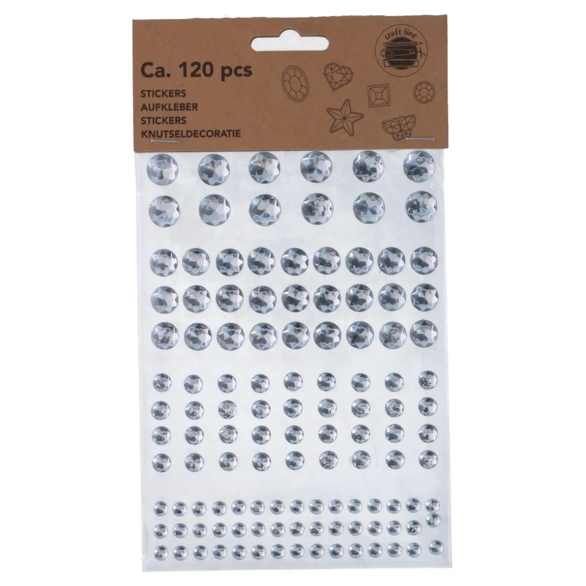 Sticker Aufkleber Set Diamant 120-teilig