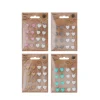 Sticker Aufkleber Set Glitzerherzen 16-teilig