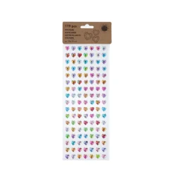 Sticker Aufkleber Set Herzen 119-teilig