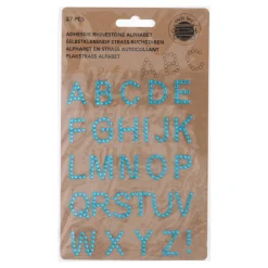 Sticker Aufkleber Strass-Buchstaben Set 27-teilig