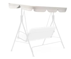 Stoffdach Hollywoodschaukel beige