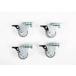 Strandkorbrolle mit Bremse 4er Set