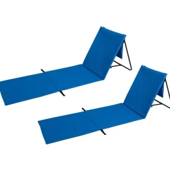 Strandmatte 2er Set blau