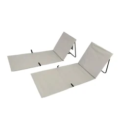 Strandmatte 2er Set grau