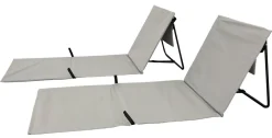 Strandmatte 2er Set grau