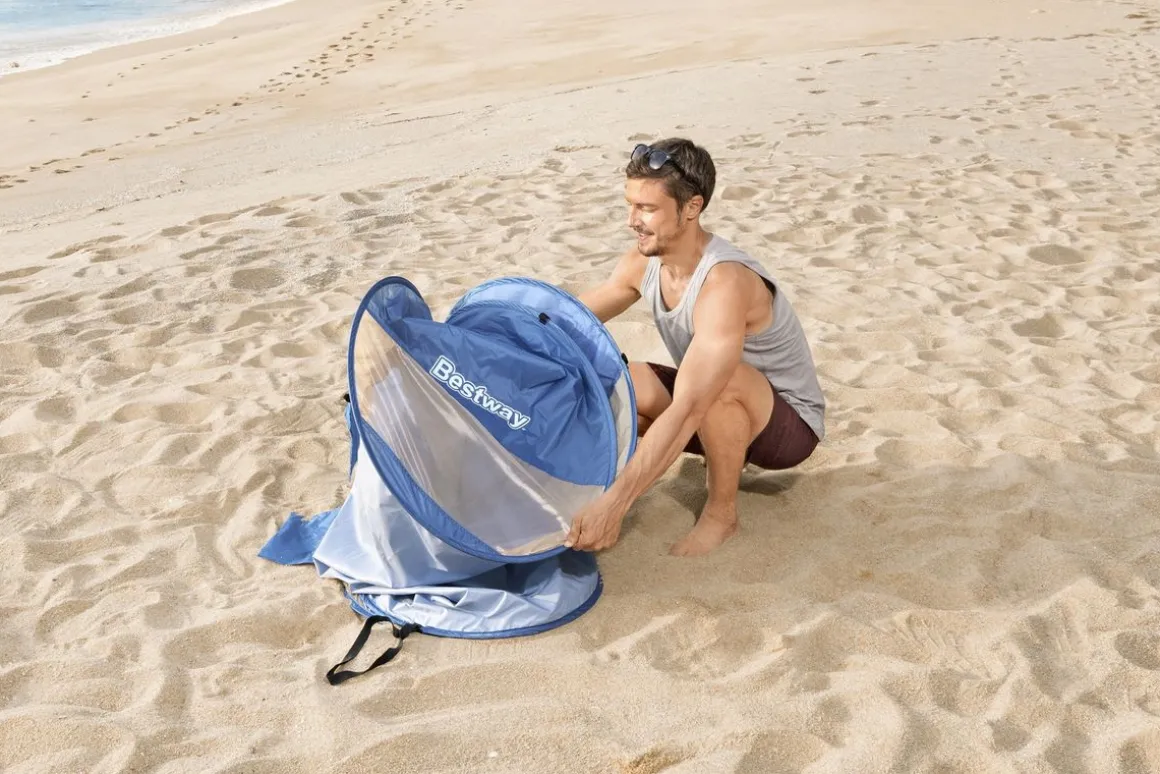 Strandmuschel Zelt Beach Quick 2