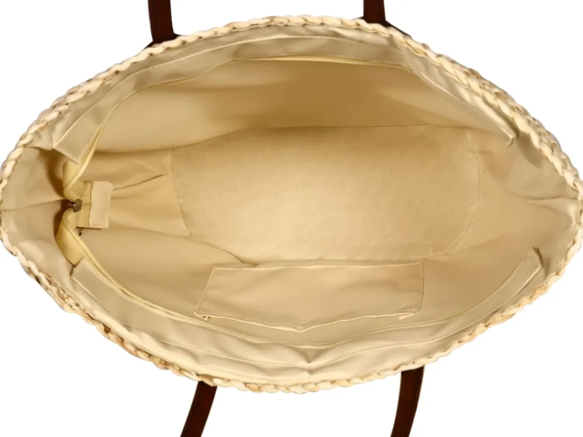Strandtasche Korbtasche DAISY beige | GONSER.CH