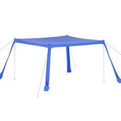 Strandzelt mit 4 Stangen 300 x 300 x 200 cm blau