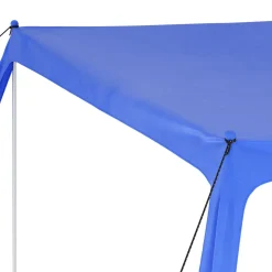Strandzelt mit 4 Stangen 300 x 300 x 200 cm blau
