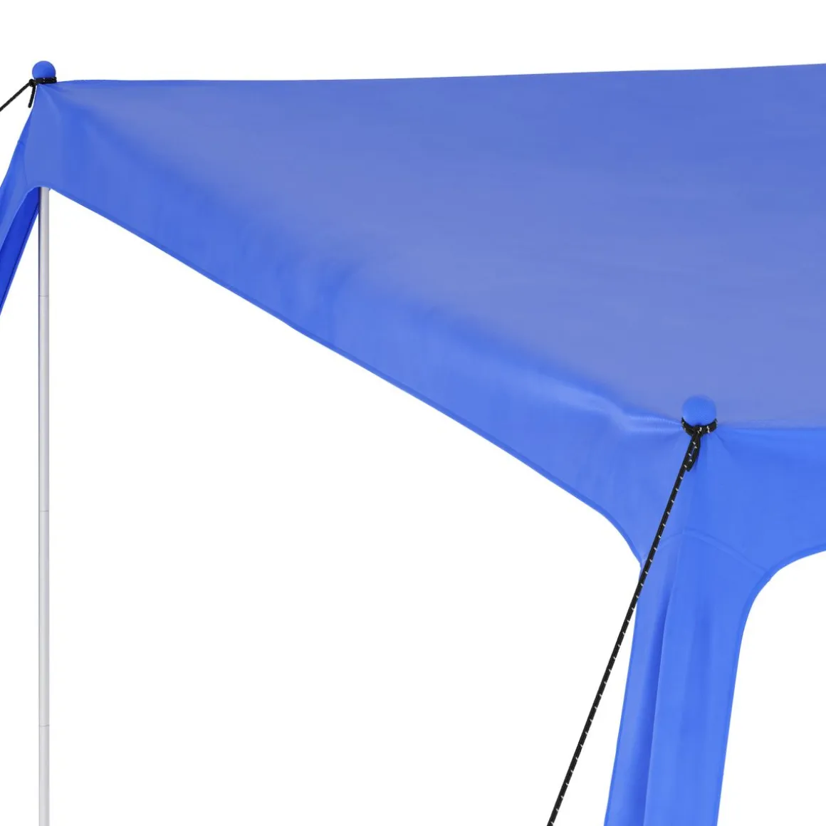 Strandzelt mit 4 Stangen 300 x 300 x 200 cm blau