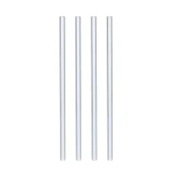Strohhalm Glas 4er Set