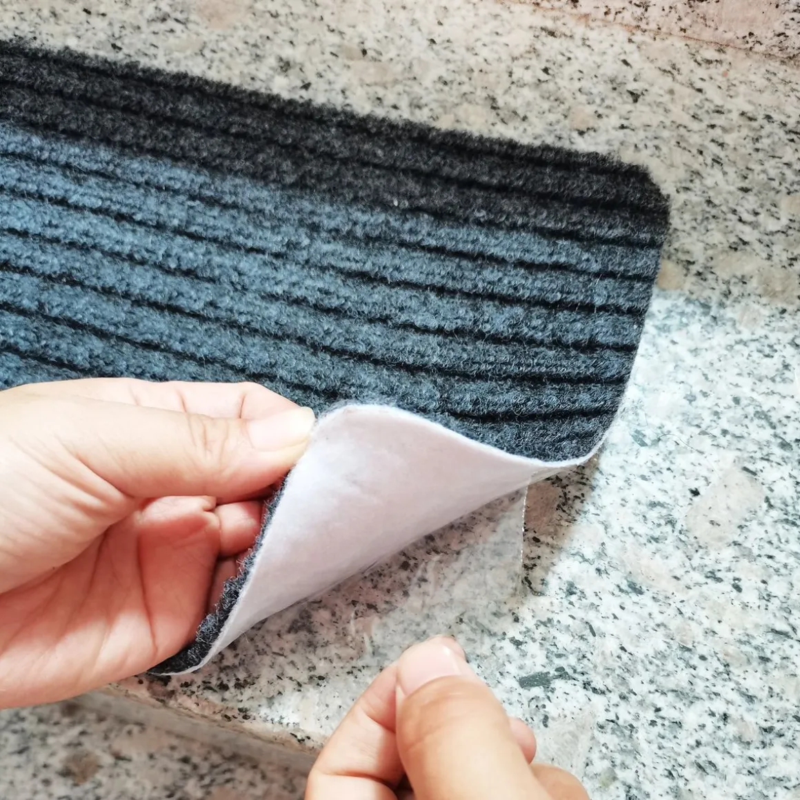 Stufenmatte selbstklebend 15er Set anthrazit