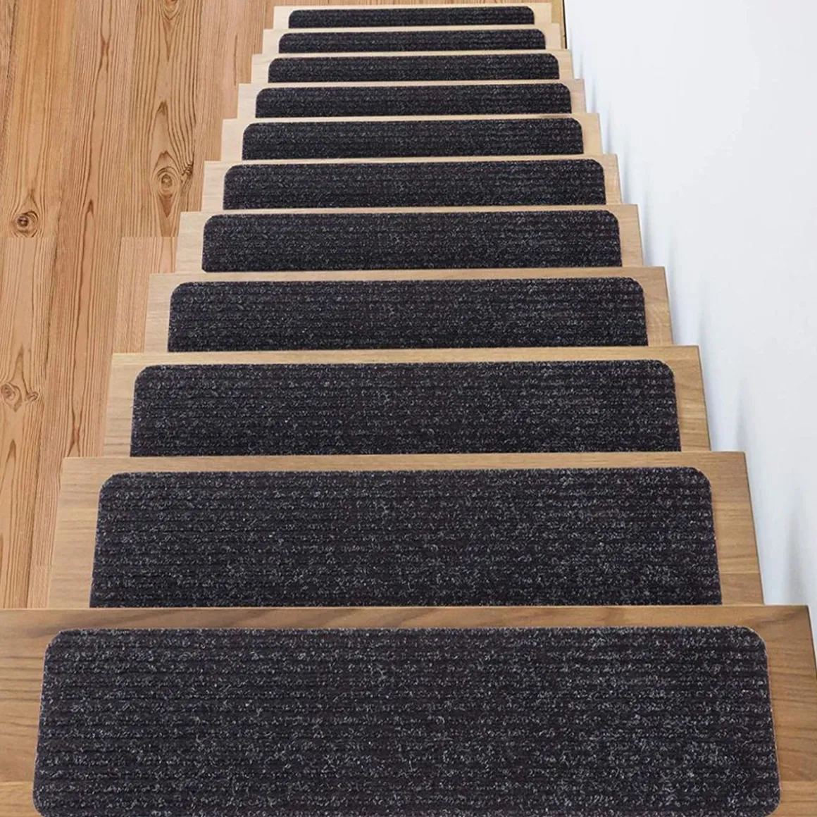 Stufenmatte selbstklebend 15er Set schwarz