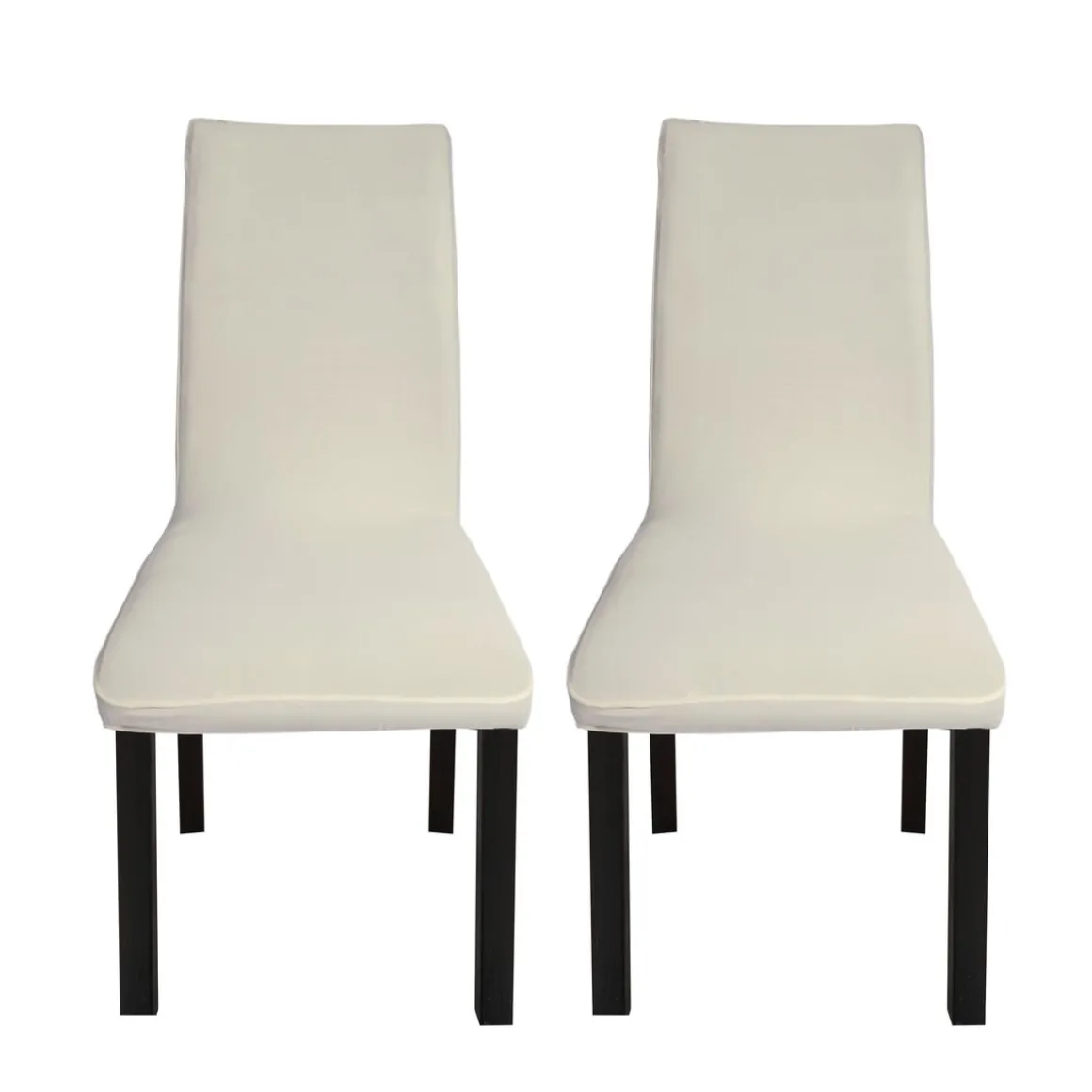 Stuhlbezug 2er Set beige
