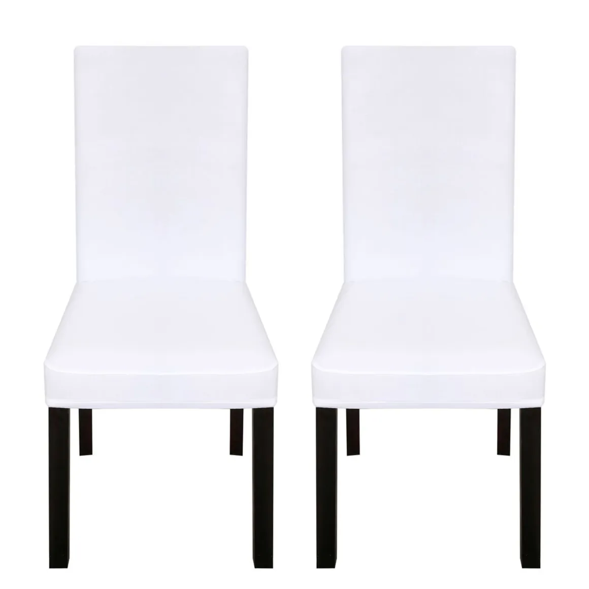 Stuhlbezug 2er Set weiss