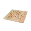 Sudoku Brettspiel Holz 20 x 20 cm natur