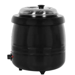 Suppentopf elektrisch 8L schwarz