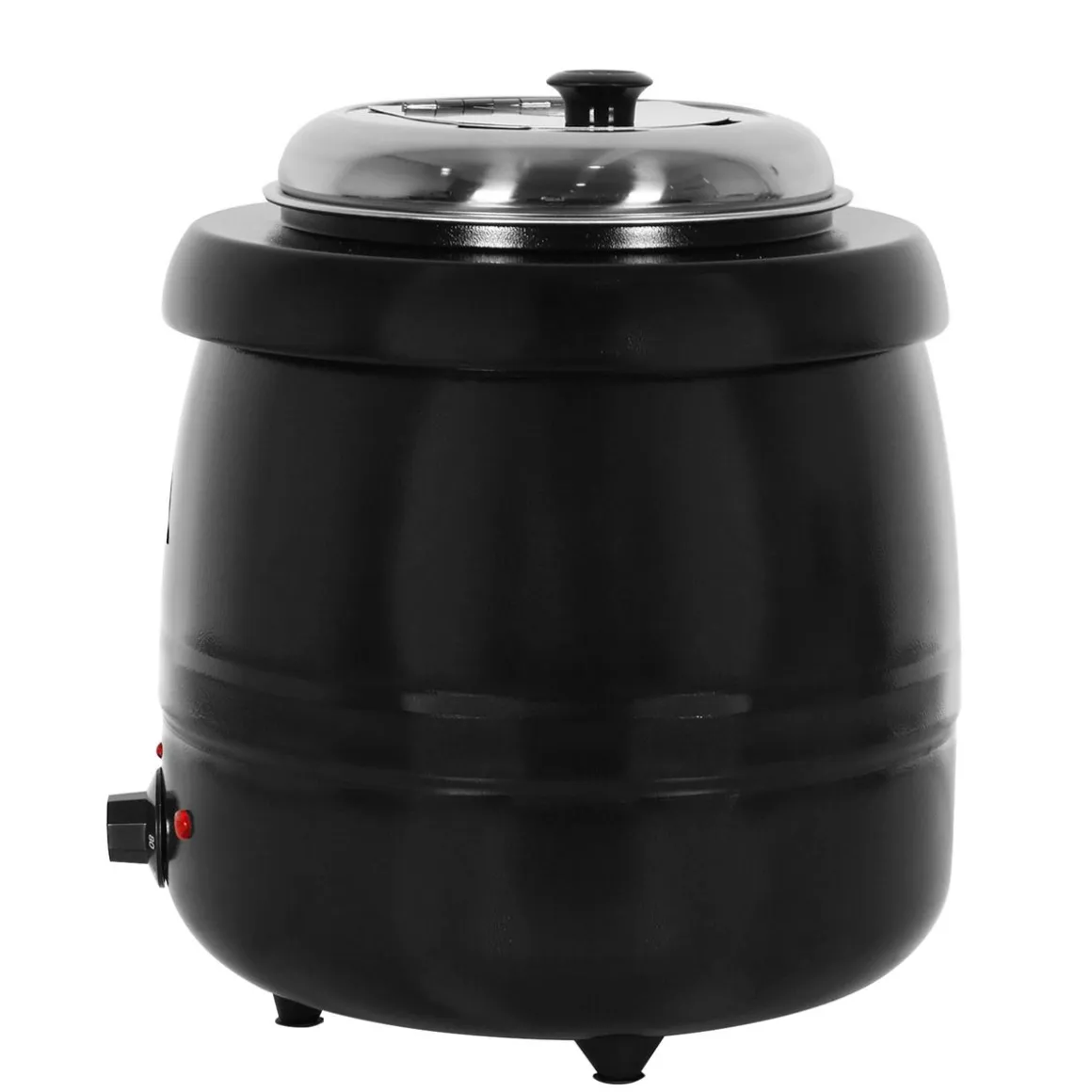Suppentopf elektrisch 8L schwarz