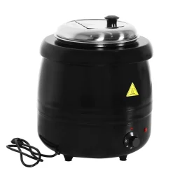 Suppentopf elektrisch 8L schwarz