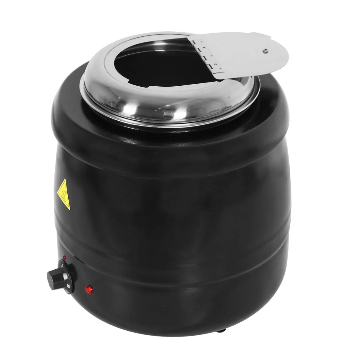 Suppentopf elektrisch 8L schwarz