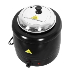 Suppentopf elektrisch 8L schwarz