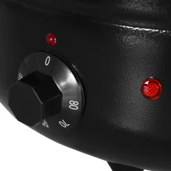 Suppentopf elektrisch 8L schwarz