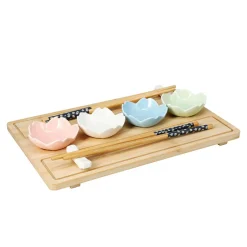Sushi Set Bambus 9-teilig bunt
