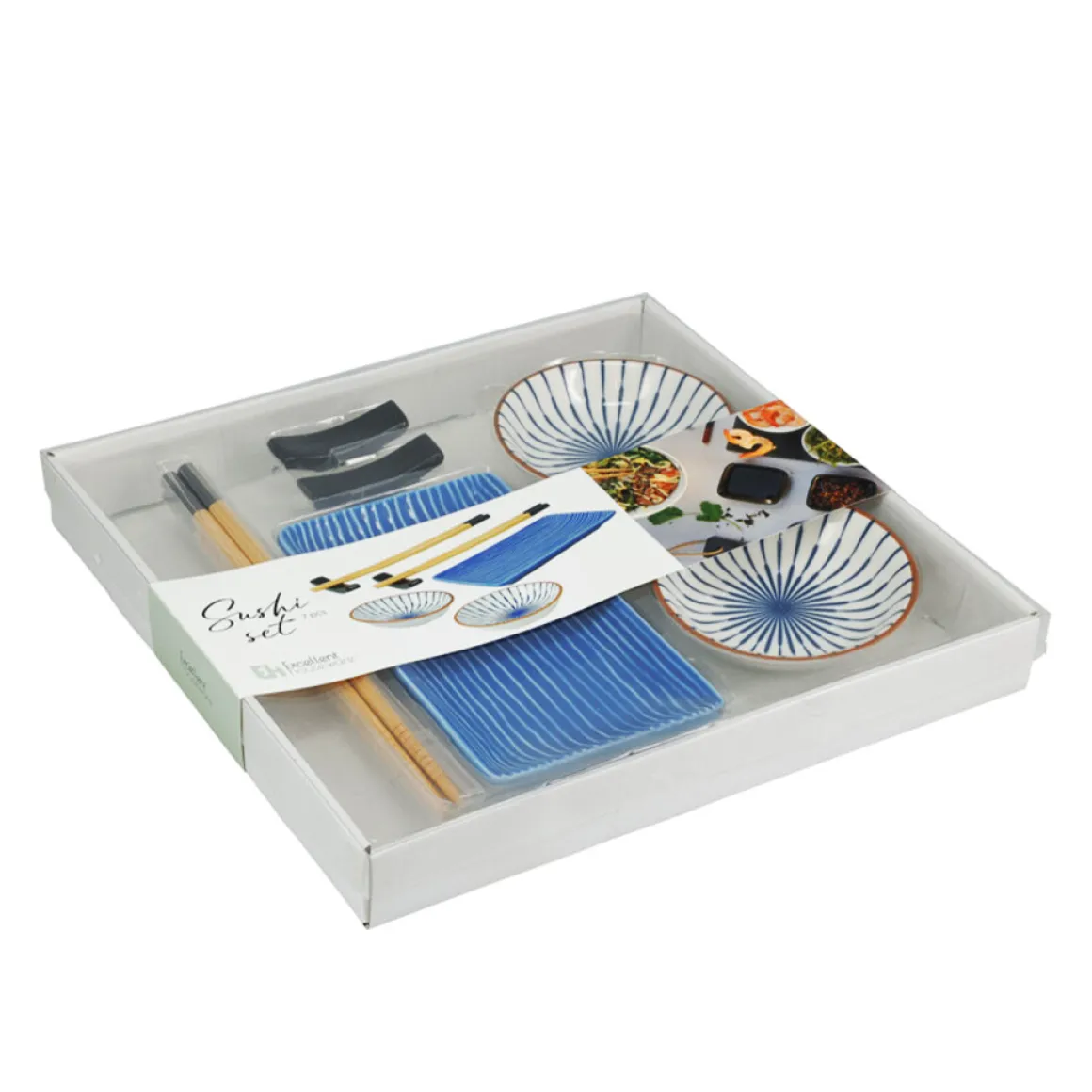 Sushi Set 7-teilig bunt