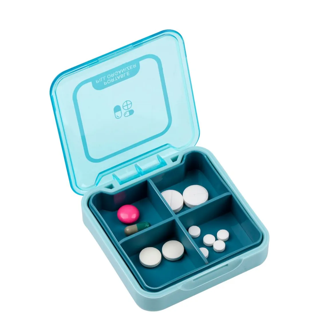 Tablettenbox 4 Fächer