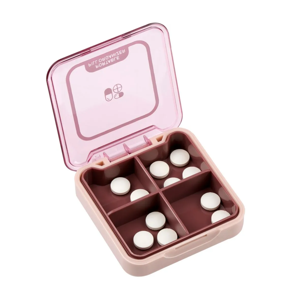Tablettenbox 4 Fächer