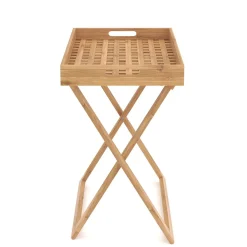 Tabletttisch Bambus ROLY klappbar 52 x 36 x 54 cm natur