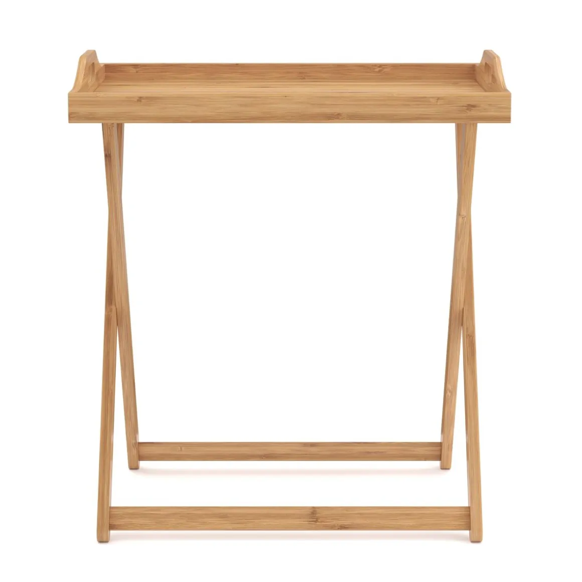 Tabletttisch Bambus TILLY klappbar 55 x 35 x 64 cm natur